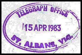 TO St Albans 1985